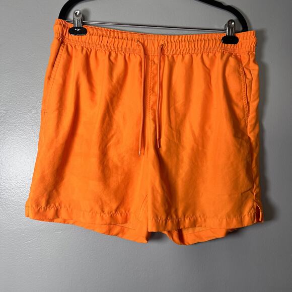 GEORGE Men’s Swim Trunks Lot of 3 Red Orange Blue Mesh Liner size- 2x Lg & 1x Sm - Picture 4 of 9